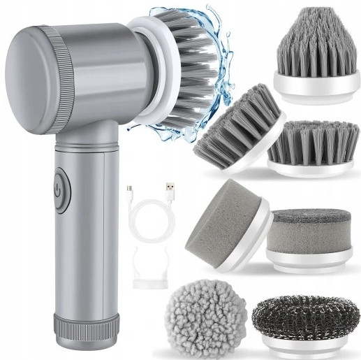 6 V 1 Elektrický Kartáč Na Čištění Rotačních Mopů