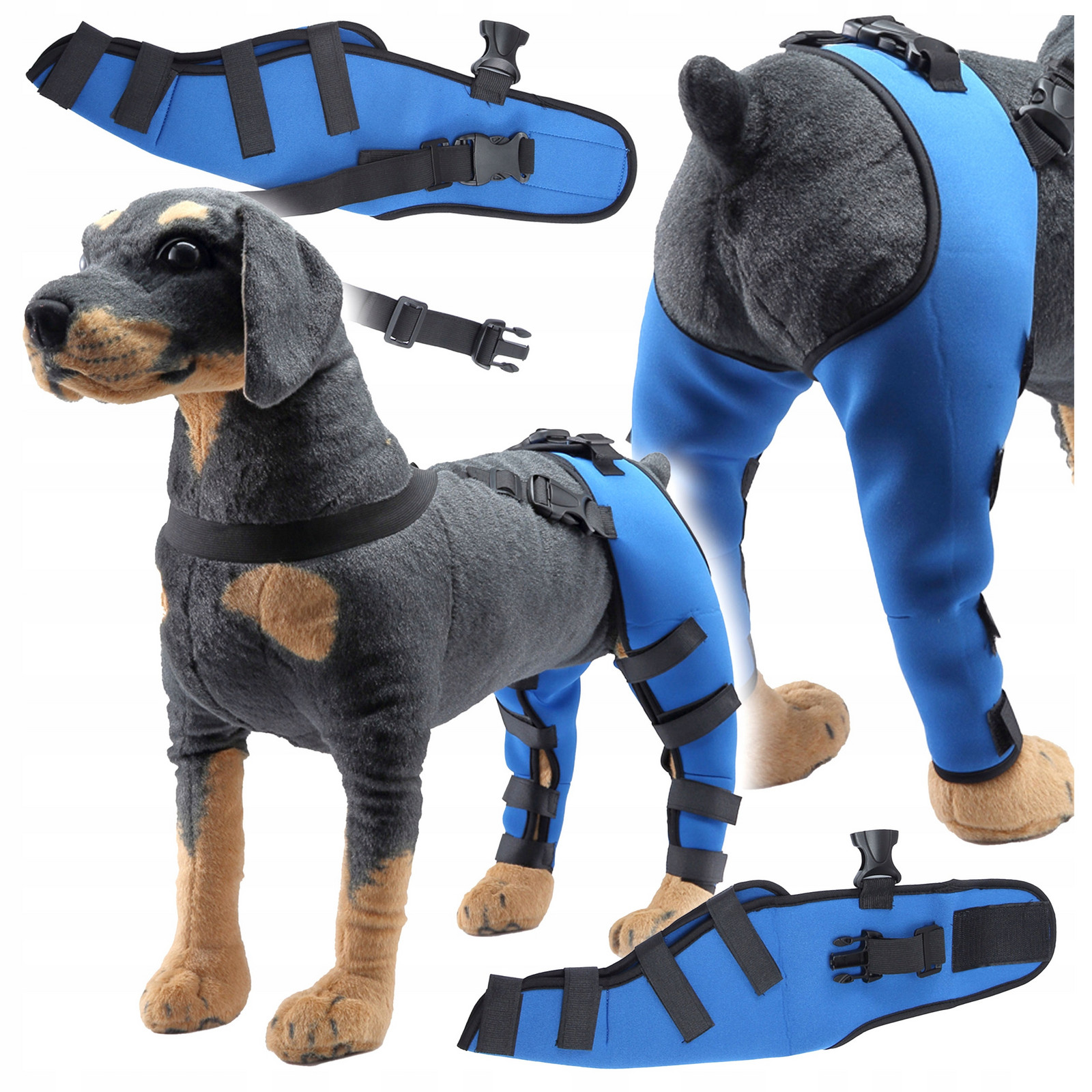 Ortéza skákacího kloubu pro psa Stabilizátor na skákací kloub Protiúrazový L