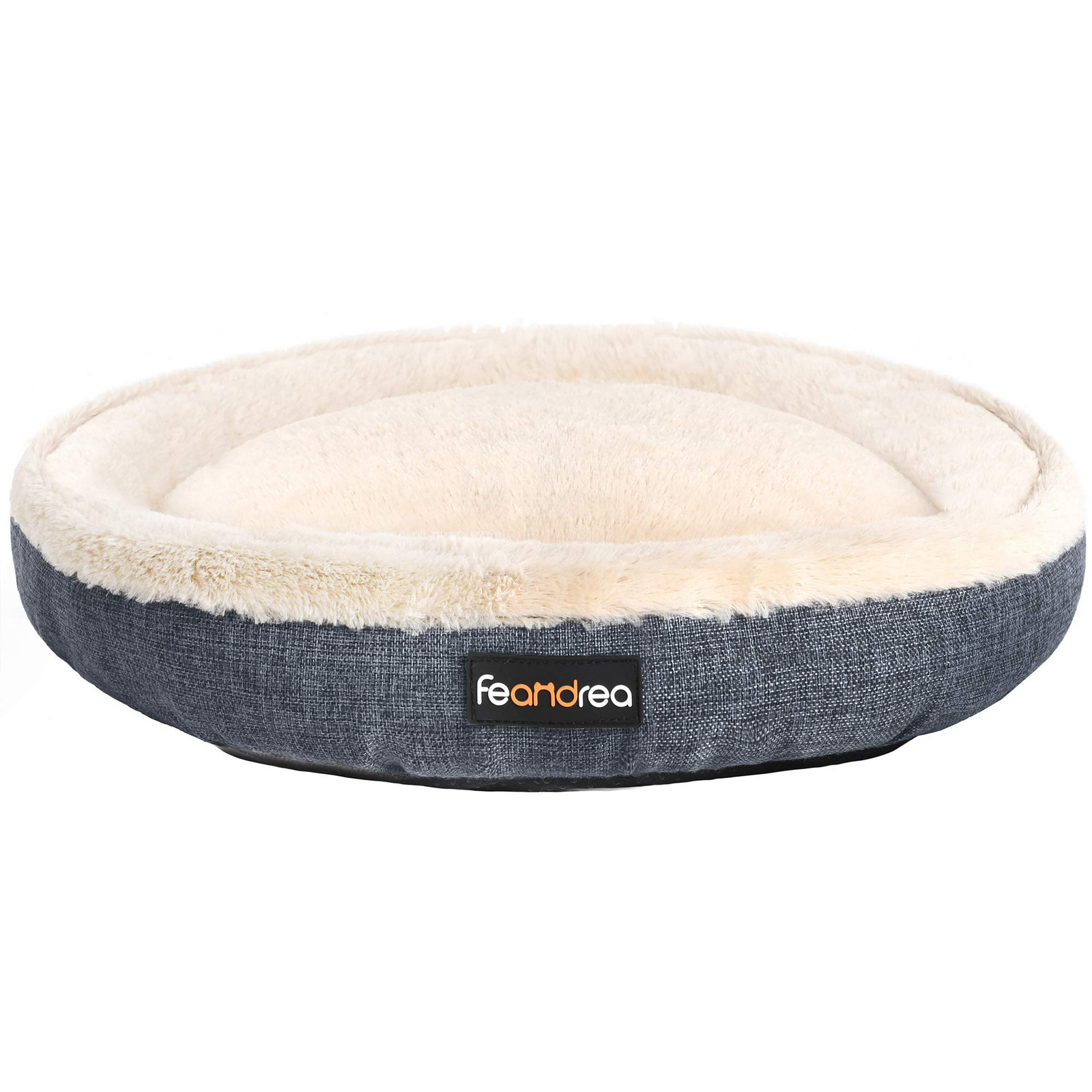 Feandrea pelíšek pro psa koš Ø 75 cm tmavě šedá L 75 x B 75 x H 12 cm
