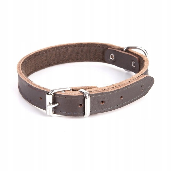 Dingo Obojek Pro Psa Podšitý Plstí 3,0X50 Hnědý