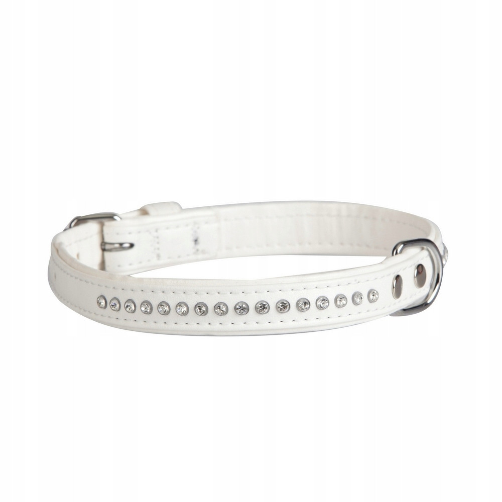 Dingo Obojek Ozdobný Pro Psa Glamour 1,6X35 Bílý