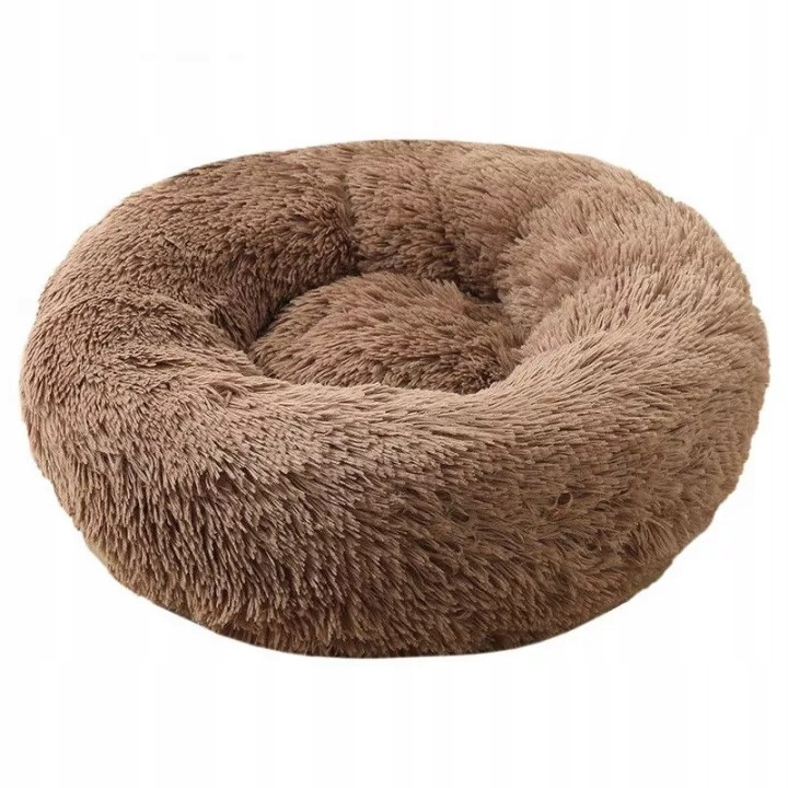 Pelíšek Puffy Donut světle hnědý 60 cm