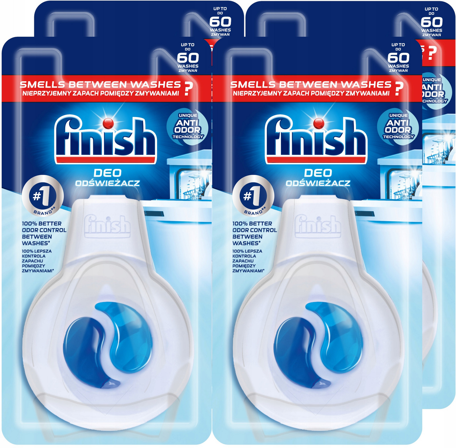 Finish vůně do myčky Fresh sada 4 x 60