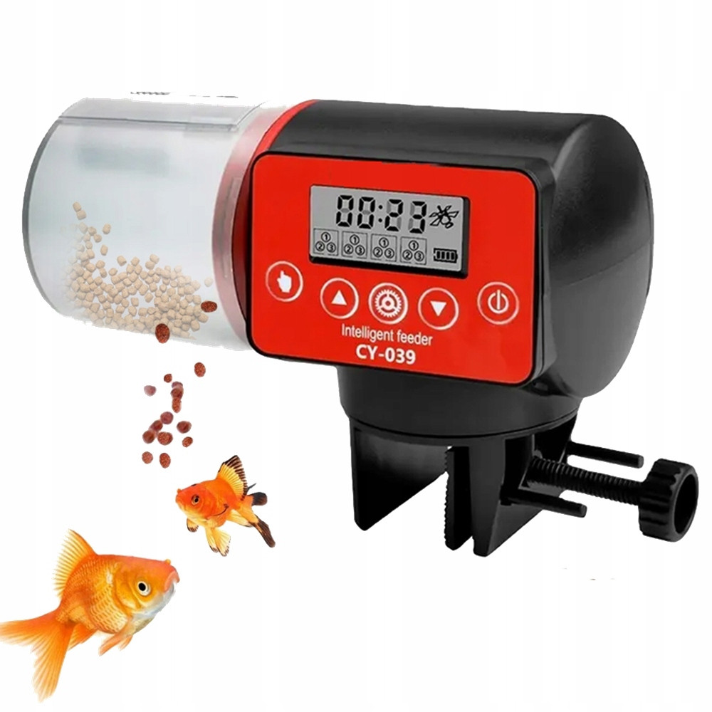 Automatické Krmítko Pro Ryby S LCD Zásobníkem 200 ML Na Baterii