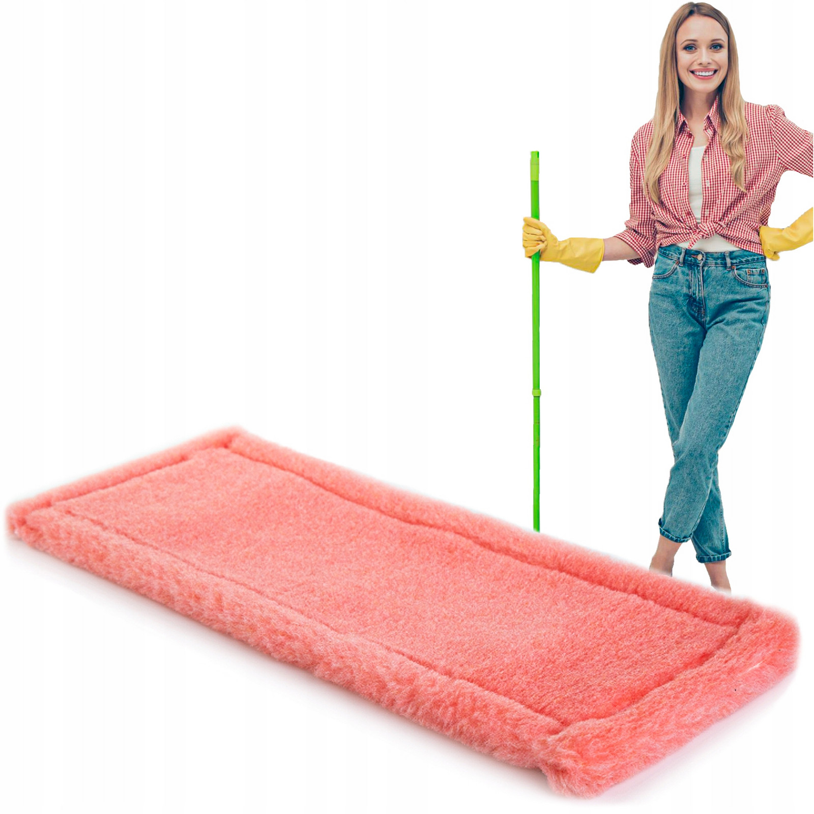 Mop Polštář Růžová Na Sucho Univerzální pro úklid Raypath