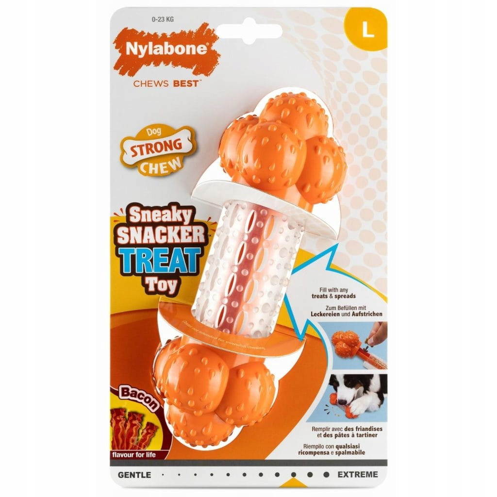 Hračka pro psy s kousátkem a prostorem pro pamlsky Strong Chew Sneaky Snacker-