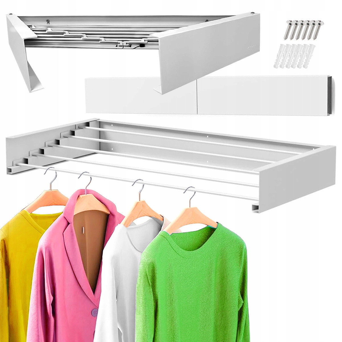 Sušák Skládací koupelnová na prádlo Silná