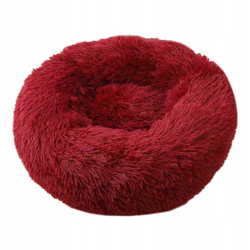 Pelíšek Puffy Donut vínový 60 cm