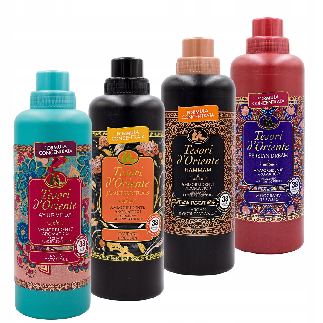 Sada Tesori d'Oriente 4x Tekutá aviváž 760 ml Hajp