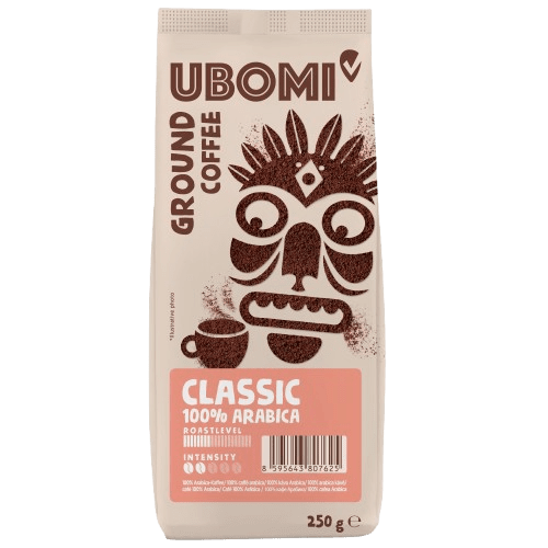 UBOMI Classic 100% Arabica RFA mletá káva 250 g
