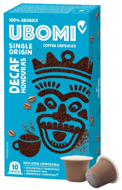 UBOMI Arabica bezkofeinové kávové kapsle CO2 10 ks