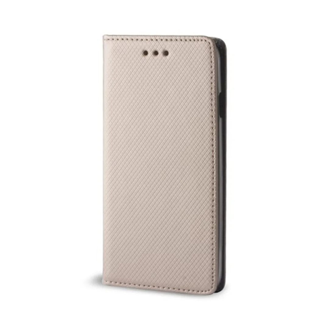 Flipové pouzdro Cu-Be Smart Magnet pro Xiaomi Redmi Note 14 Pro 5G, zlatá