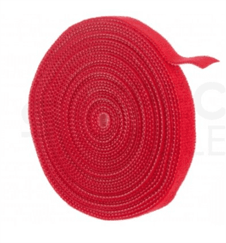 Páska na suchý zip NEKU 70.3589 10mm 5m červená organizér kabelů