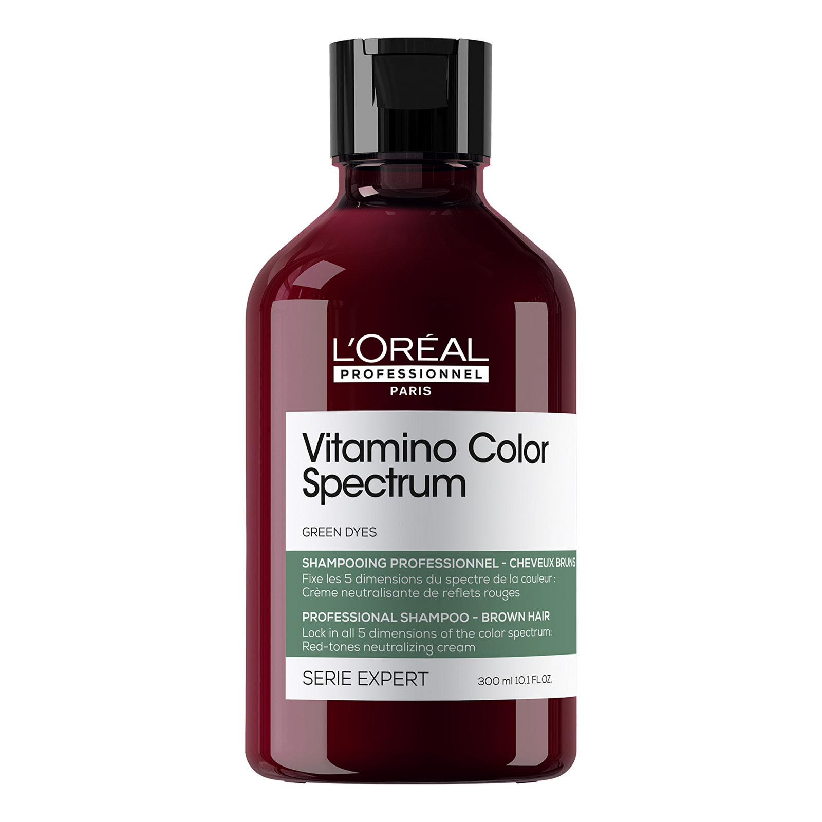 L'Oréal Professionnel Neutralizační šampon pro hnědé vlasy Vitamino Color Spectrum Green Dyes (Professional Shampoo) 300 ml