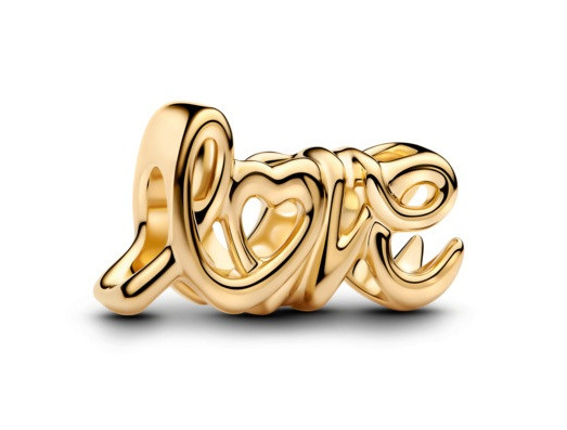 Pandora Krásný pozlacený korálek Love Shine Moments 793055C00
