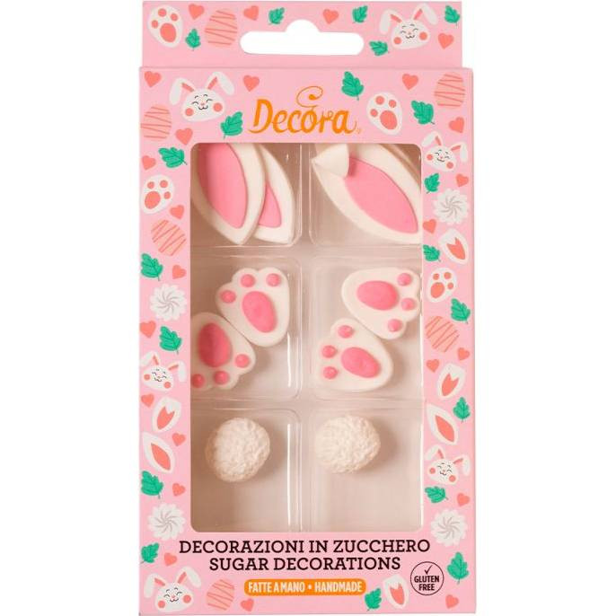 Cukrová dekorace zajíček 10ks - Decora