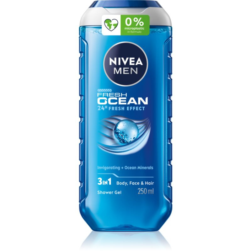 NIVEA MEN Fresh Ocean energizující sprchový gel pro muže 250 ml