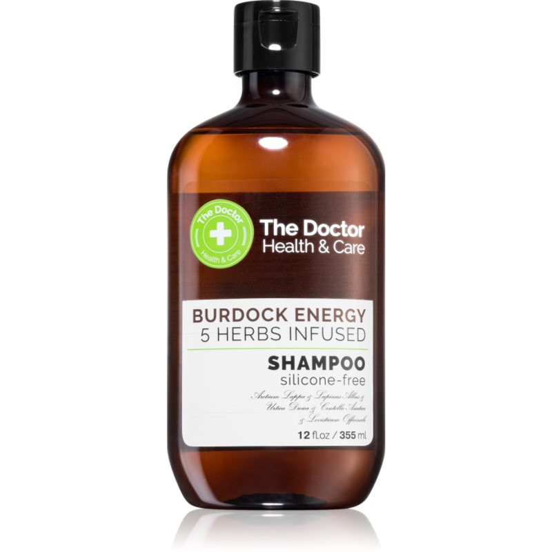 The Doctor Burdock Energy 5 Herbs Infused šampon pro všechny typy vlasů 355 ml