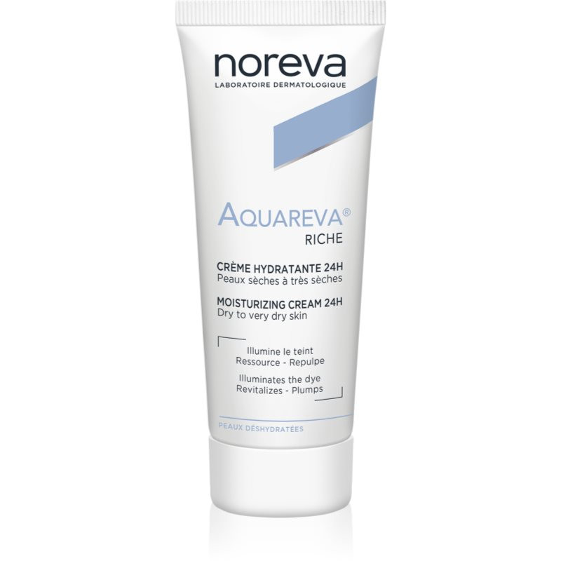 Noreva Aquareva Rich Moisturizing Cream 24h výživný krém pro intenzivní hydrataci 40 ml