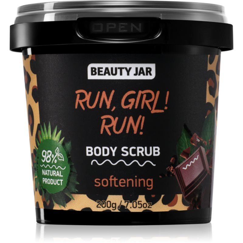 Beauty Jar Run, Girl! Run! vyhlazující tělový peeling s vitamínem E 200 g