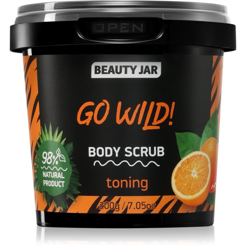 Beauty Jar Go Wild! hydratační tělový peeling s osvěžujícím účinkem 200 g