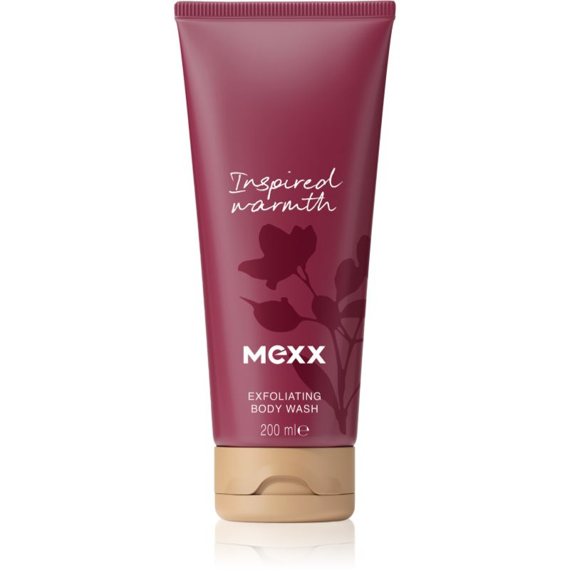 Mexx Inspired Warmth exfoliační sprchový gel s parfemací 200 ml