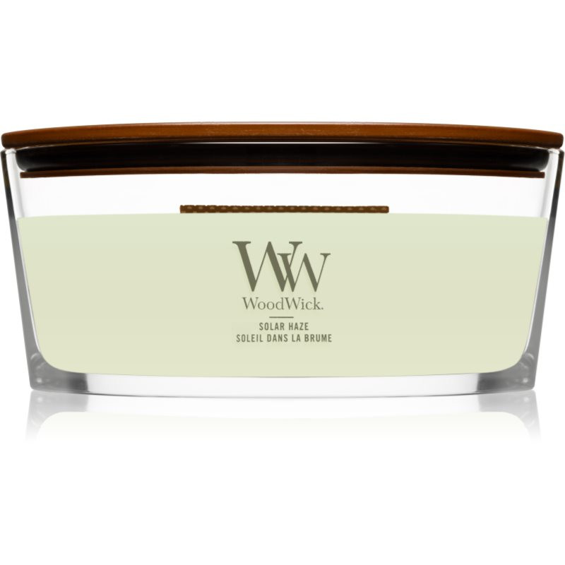 Woodwick Solar Haze vonná svíčka s dřevěným knotem (hearthwick) 453 g