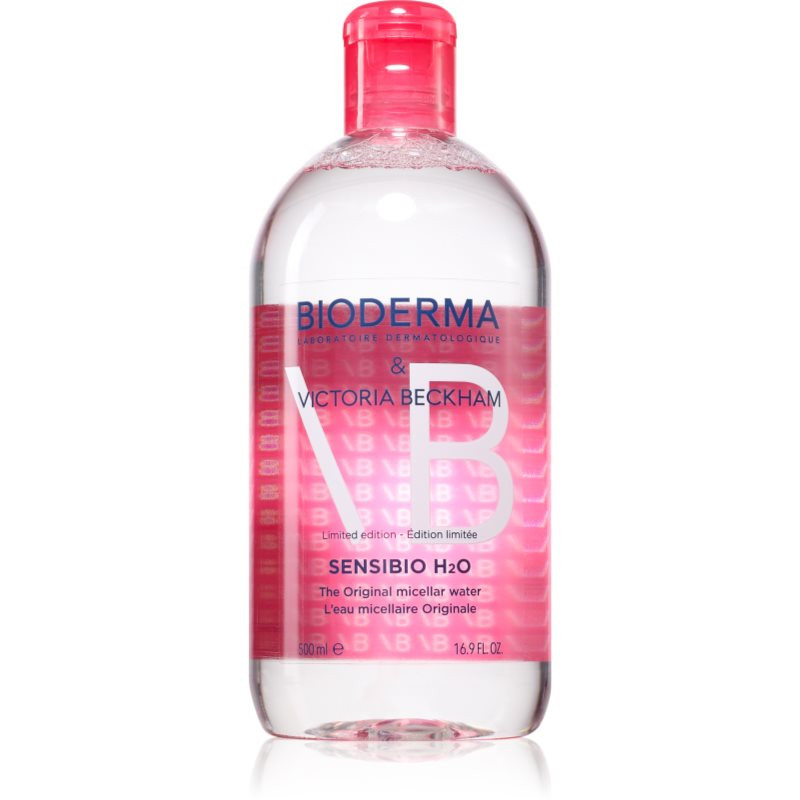 Bioderma Sensibio H2O limitovaná edice Victoria Beckham zklidňující čisticí micelární voda (limitovaná edice) 500 ml