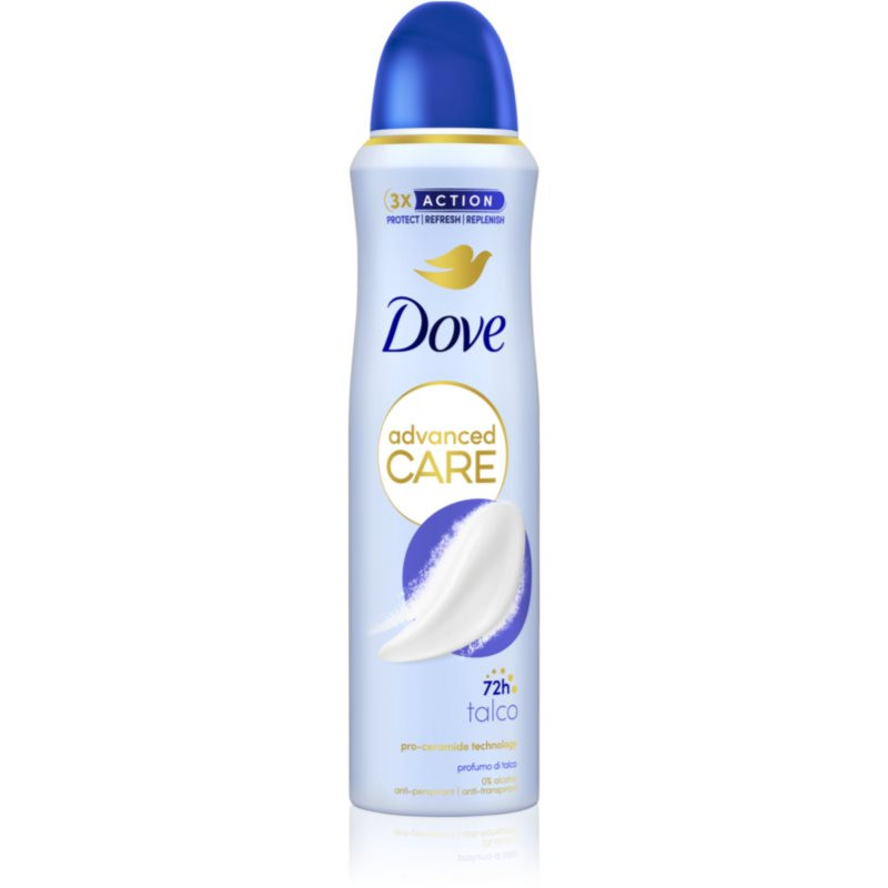 Dove Advanced Care Talco antiperspirant pro ženy 11x150 ml