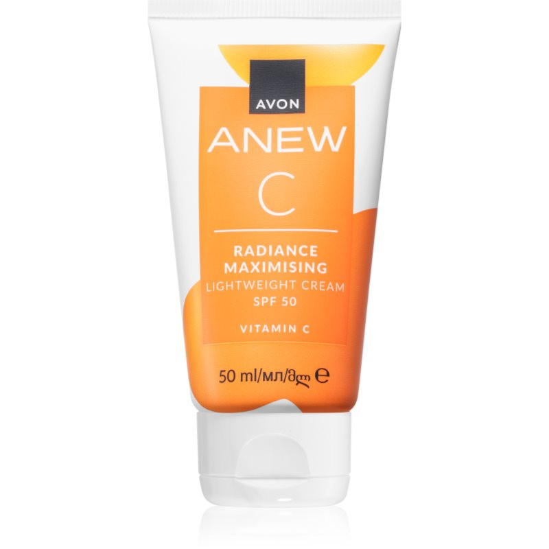Avon Anew C Radiance Maximising lehký denní krém SPF 50 50 ml
