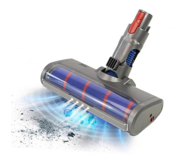 DSN02 Elektro hubice pro vysavač DYSON V15, V11, V10, V8, V7 s LED světlem