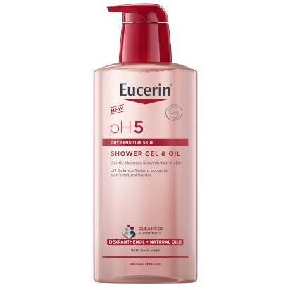 Eucerin pH5 sprchový gel&olej 400ml