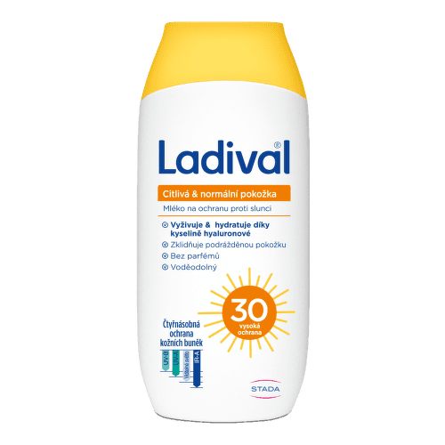 Ladival citlivá&normální pokožka mléko OF30 200ml