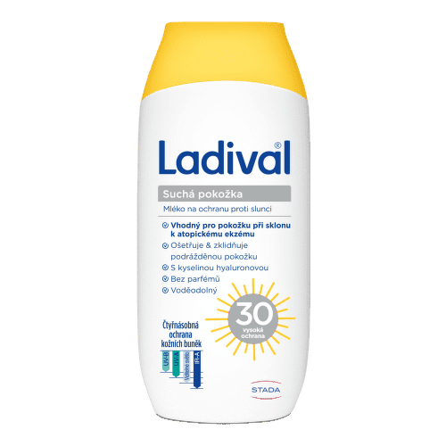 Ladival suchá pokožka mléko OF30 200ml