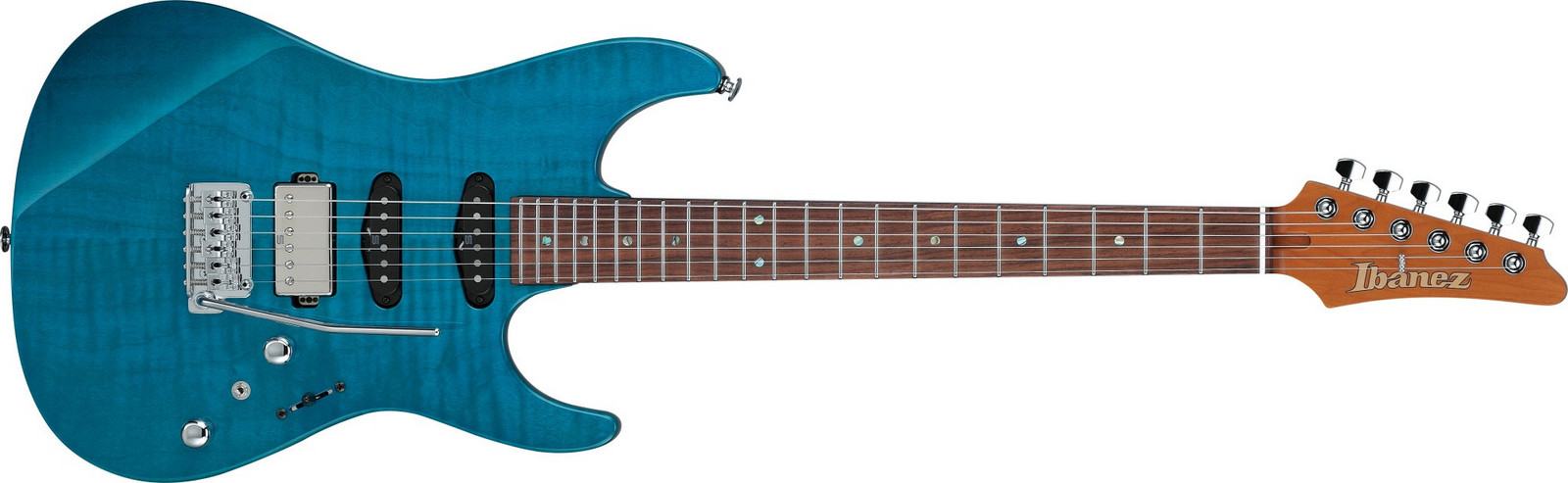 Ibanez Martin Miller MMN1 Transparent Aqua Blue