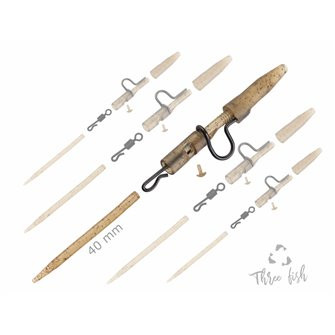 ZFISH Závěsky Heavy Duty Clip Complete Pin Set 40 mm|ZF-9184