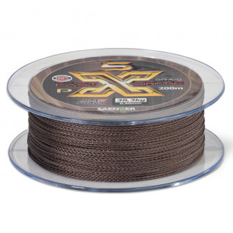Saenger šňůra PX5 Fast Sinking Braid 0,18mm 11,7kg 200m Brown-1974218