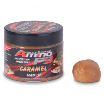 Saenger rybářské těsto Amino F-3 příchuť Karamel 120g-8566444