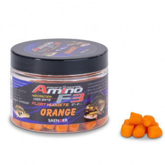 Saenger plovoucí nuggetky Amino F-3 10x8mm Pomeranč 50g-8567305
