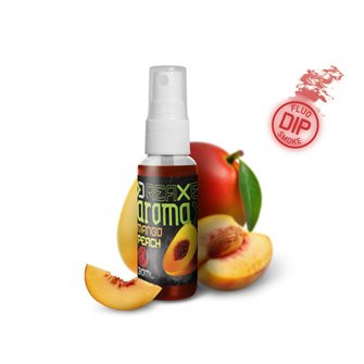 Dipovací sprej Delphin AromaX/30ml-Mango-Broskev/červená