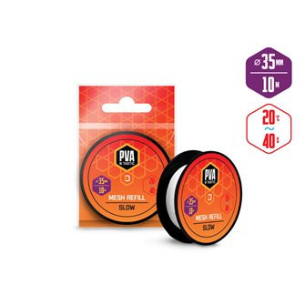 Punčocha náhradní Delphin PVA n ́tastic / 10m - 35mm-35mm(široká) / pomaly rozpustná