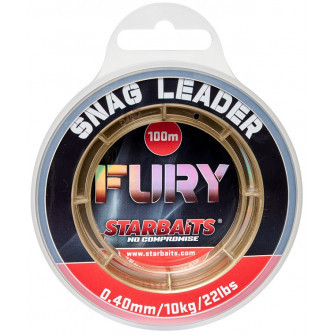 Starbaits šokový vlasec FURY Snag Leader 70m 0,60mm/19.70kg