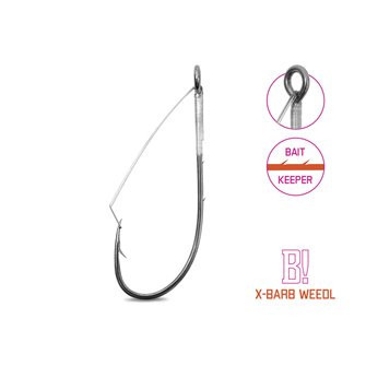 Háček na čeburašku B! X-BARB WEEDL / 8ks-1/0