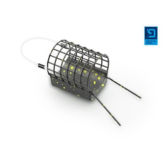Krmítko s olověnou zátěží Delphin RiverSTIX-150g