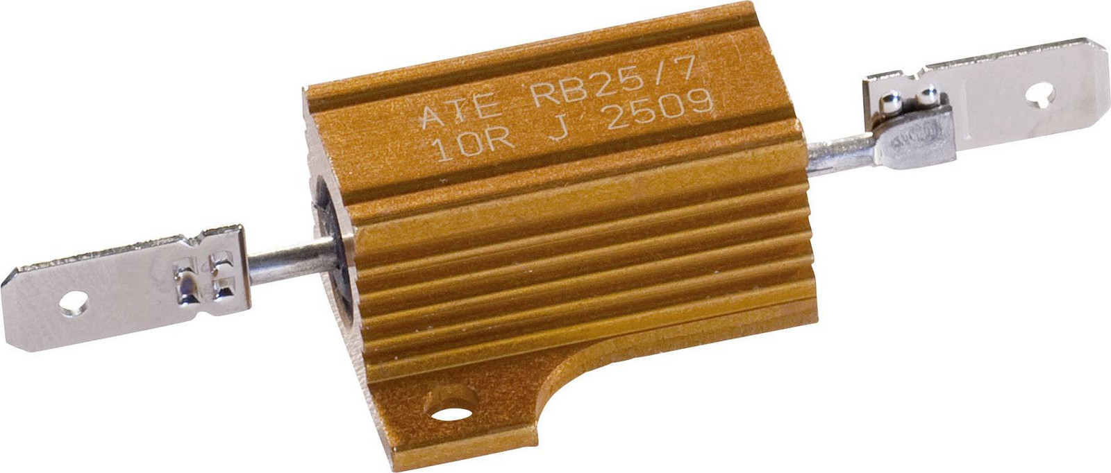 ATE Electronics RB25/7-10R-J výkonný rezistor 10 Ω s konektorem pravoúhlý 25 W 5 procent 1 ks