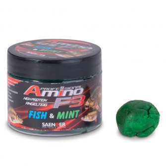 Saenger rybářské těsto Amino F-3 příchuť Ryba+máta 120g-8566450
