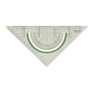 Linex - Pravítko trojúhelník LINEX Super Series 22 cm
