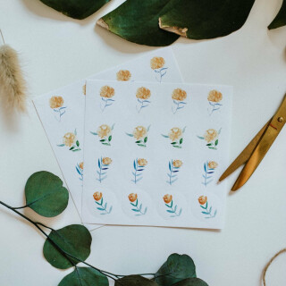 Be Nice Samolepky Pivoňka