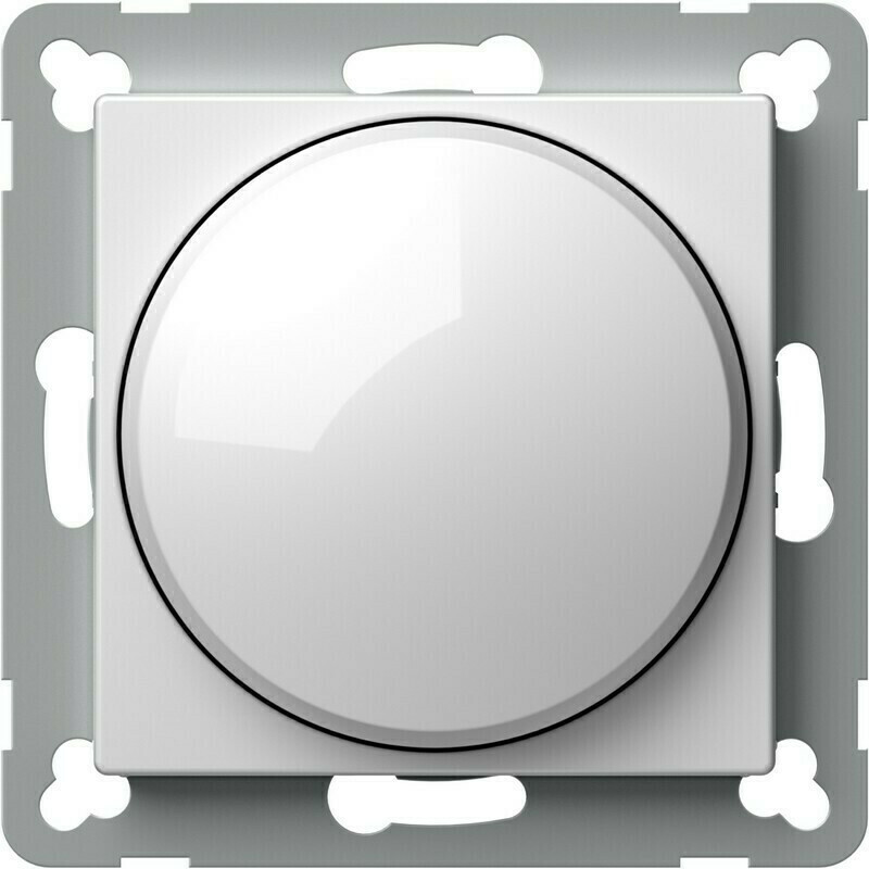 Stmívač otočný TEM Logiq bílá