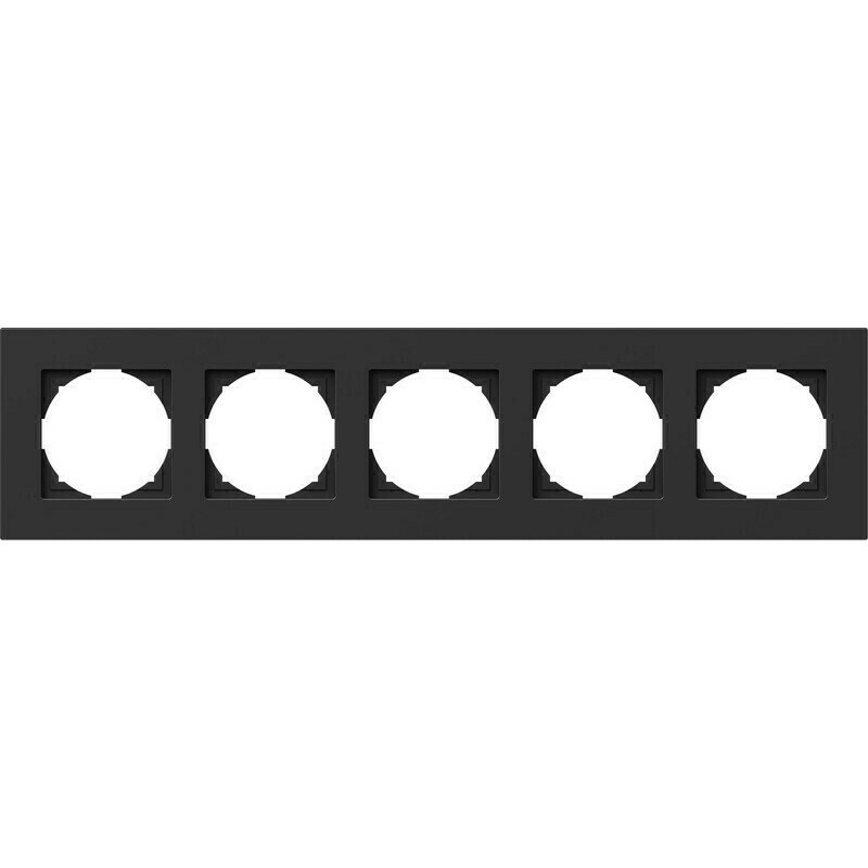 Rámeček TEM Logiq pětinásobná černá